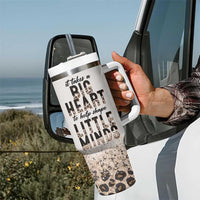 Teacher Life Tumbler With Handle It Takes A Big Heart To Shape Little Minds - Wonder Print Shop