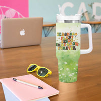 Teacher Life Tumbler With Handle Teacher Plant Seeds That Grow Forever - Wonder Print Shop