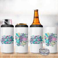Cool Teacher Club Retro Groovy 4 in 1 Can Cooler Tumbler - Wonder Print Shop