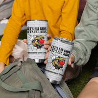 Funny Teacher Tumbler Cup Let's Eat Kids Punctuation Saves Lives Dinosaur - Wonder Print Shop