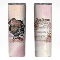Book Lover Skinny Tumbler The Little Voices In My Head Keep Telling Me Get More Books - Wonder Print Shop