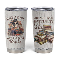 Book Lover Tumbler Cup Just A Girl Who Loves Books - Wonder Print Shop