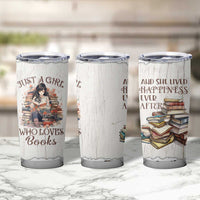 Book Lover Tumbler Cup Just A Girl Who Loves Books - Wonder Print Shop