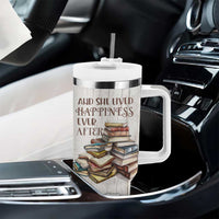 Book Lover Tumbler With Handle Just A Girl Who Loves Books - Wonder Print Shop