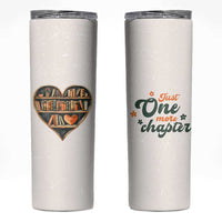 Book Lover Skinny Tumbler Just One More Chapter Vintage - Wonder Print Shop
