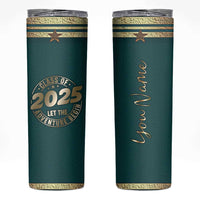 Personalized Graduation Gifts Skinny Tumbler Custom Name Class Of 2025 Let The Adventure Begin