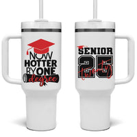 Funny Graduation Gifts Tumbler With Handle Now Hotter By One Degree Retro