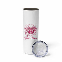 Personalized Graduation Gifts For Women Skinny Tumbler Custom Name Coquette Bow Seniors Class Of 2025
