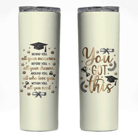 Graduation Gifts Skinny Tumbler Congrats You Did It Class Of 2025