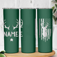 Personalized Hunting Skinny Tumbler Custom Name Reindeer Season Christmas - Wonder Print Shop