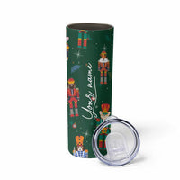Personalized Christmas Nutcracker Skinny Tumbler Custom Name Funny Nutcracker Dog - Wonder Print Shop