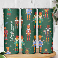 Personalized Christmas Nutcracker Skinny Tumbler Custom Name Funny Nutcracker Dog - Wonder Print Shop