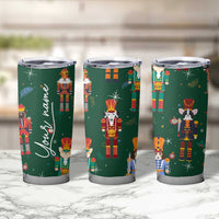 Personalized Christmas Nutcracker Tumbler Cup Custom Name Funny Nutcracker Dog - Wonder Print Shop
