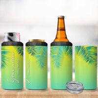 Personalized Beach Trip Vacation 4 in 1 Can Cooler Tumbler Custom Name Family Trip 2024 - Wonder Print Shop