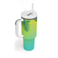 Personalized Beach Trip Vacation Tumbler With Handle Custom Name Family Trip 2024 - Wonder Print Shop