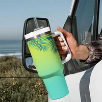 Personalized Beach Trip Vacation Tumbler With Handle Custom Name Family Trip 2024 - Wonder Print Shop