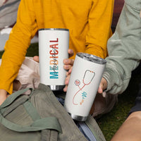 Personalized Medical Assiant Tumbler Cup Custom Name Nurse Gifts MA - Wonder Print Shop