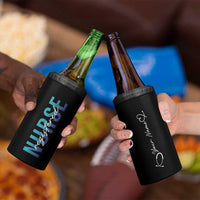 Personalized Registered Nurse 4 in 1 Can Cooler Tumbler Custom Name Nursing Student Gifts RN - Wonder Print Shop