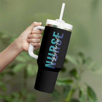 Personalized Registered Nurse Tumbler With Handle Custom Name Nursing Student Gifts RN - Wonder Print Shop