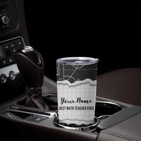 Personalized Math Teacher Tumbler Cup Custom Name Best Math Teacher Ever - Wonder Print Shop