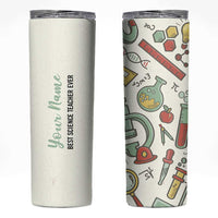 Personalized Science Teacher Skinny Tumbler Custom Name Best Science Teacher Ever - Wonder Print Shop