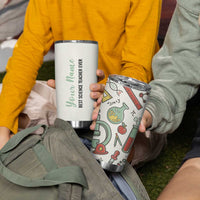 Personalized Science Teacher Tumbler Cup Custom Name Best Science Teacher Ever - Wonder Print Shop