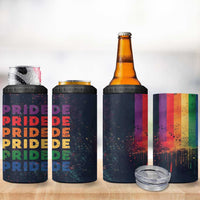 Rainbow LGBT Pride 4 in 1 Can Cooler Tumbler - Wonder Print Shop