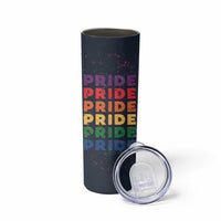 Rainbow LGBT Pride Skinny Tumbler - Wonder Print Shop