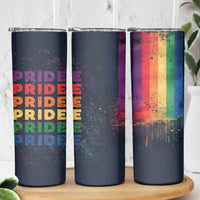 Rainbow LGBT Pride Skinny Tumbler - Wonder Print Shop