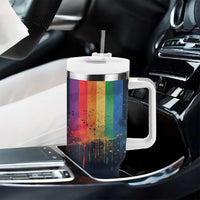 Rainbow LGBT Pride Tumbler With Handle - Wonder Print Shop