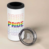Gay Pride 4 in 1 Can Cooler Tumbler LGBTQ Rainbow Flag - Wonder Print Shop