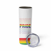 Gay Pride Skinny Tumbler LGBTQ Rainbow Flag - Wonder Print Shop