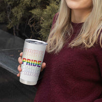 Gay Pride Tumbler Cup LGBTQ Rainbow Flag - Wonder Print Shop