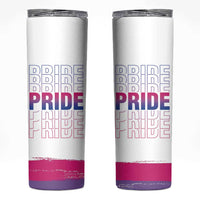 Lesbian Pride Skinny Tumbler LGBTQ Les Flag - Wonder Print Shop