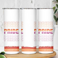 Transgender Pride Skinny Tumbler LGBTQ Trans Flag - Wonder Print Shop