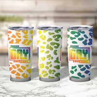 Funny Gay Pride Tumbler Cup More Gay Everyday LGBT - Wonder Print Shop