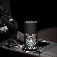 Hail Gay Satan Skinny Tumbler Goth Baphomet Devil LGBT Pride - Wonder Print Shop
