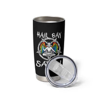 Hail Gay Satan Tumbler Cup Goth Baphomet Devil LGBT Pride - Wonder Print Shop