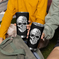 Father's Day Tumbler Cup One Badass Bonus Dad Skull - Wonder Print Shop
