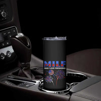 Funny 4th Of July Skinny Tumbler MILF Man I Love Fireworks Patriotic Independence Day - Wonder Print Shop