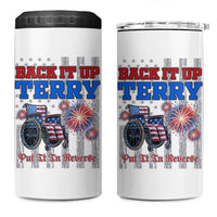 Funny 4th Of July 4 in 1 Can Cooler Tumbler Back Up Terry Put It In Reverse - Wonder Print Shop