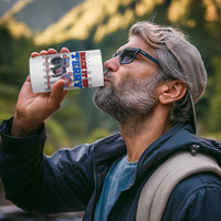 Funny 4th Of July 4 in 1 Can Cooler Tumbler Back Up Terry Put It In Reverse - Wonder Print Shop