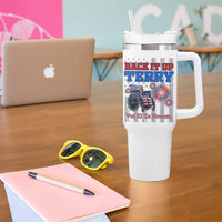 Funny 4th Of July Tumbler With Handle Back Up Terry Put It In Reverse - Wonder Print Shop