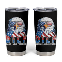 Funny 4th Of July Tumbler Cup Damn I Love Freedom - Wonder Print Shop