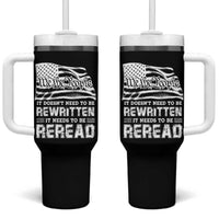 4th Of July Tumbler With Handle It Doesn't Need To Be Rewritten It Needs To Be Reread - Wonder Print Shop
