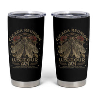 The Cicada Reunion U.S Tour 2024 Tumbler Cup Broods XIII & XIX Vintage Cicadas Concert Fest - Wonder Print Shop