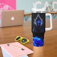 Christian Prayer Tumbler With Handle Pray On It Pray Over It Pray Through It - Wonder Print Shop