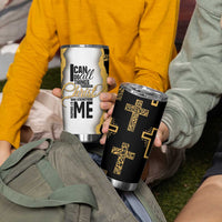 Christian Tumbler Cup I Can Do All Things Through Christ Aesthetic - Wonder Print Shop