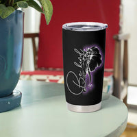 Suicide Prevention Awareness Tumbler Cup Teal Purple Lion Elephant Be Brave Be Kind - Wonder Print Shop