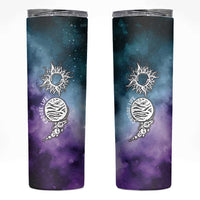 Suicide Prevention Awareness Skinny Tumbler Choose Life Planets Semicolon Teal Purple Galaxy Outer Space - Wonder Print Shop